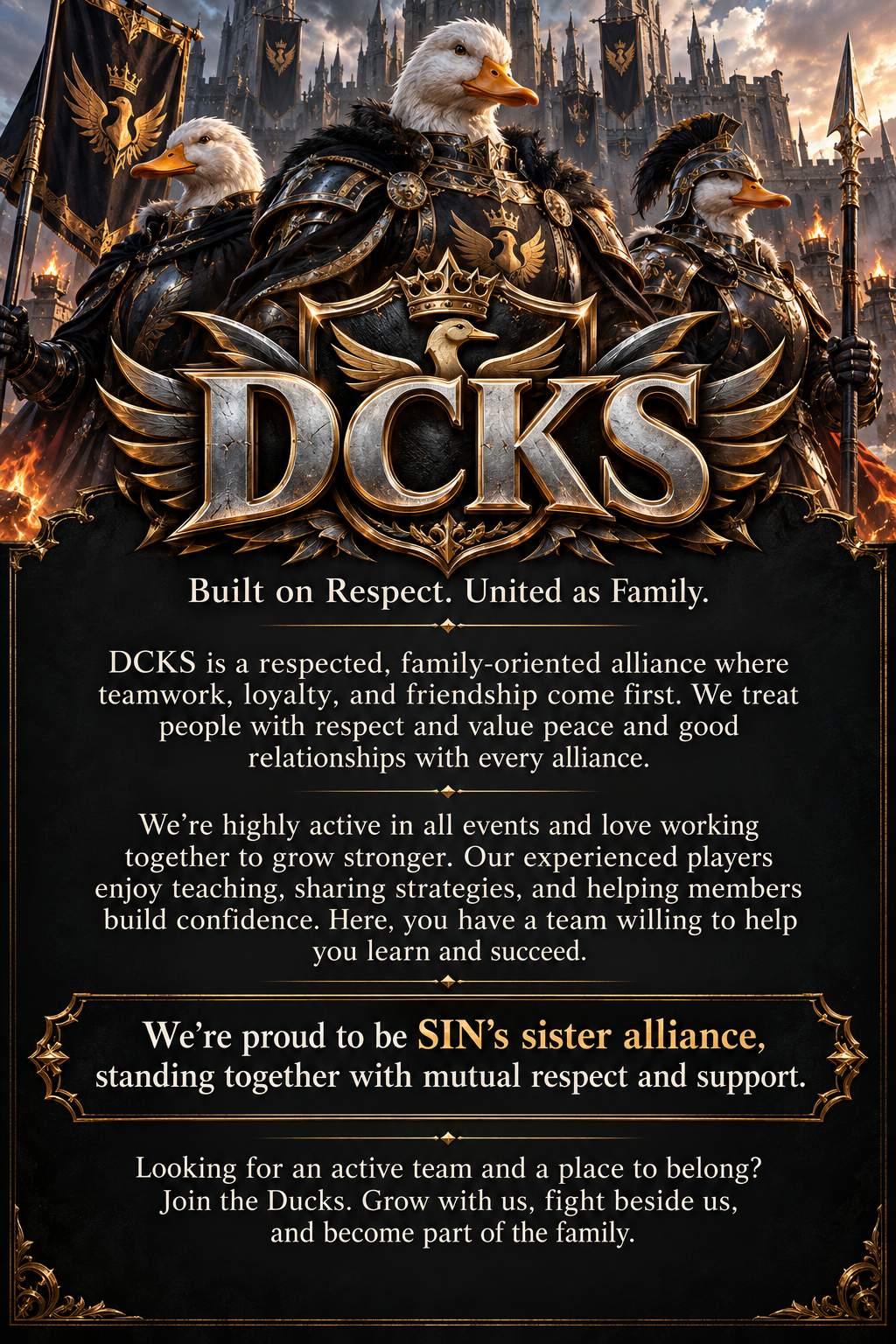 Dcks alliance about the alliance artwork