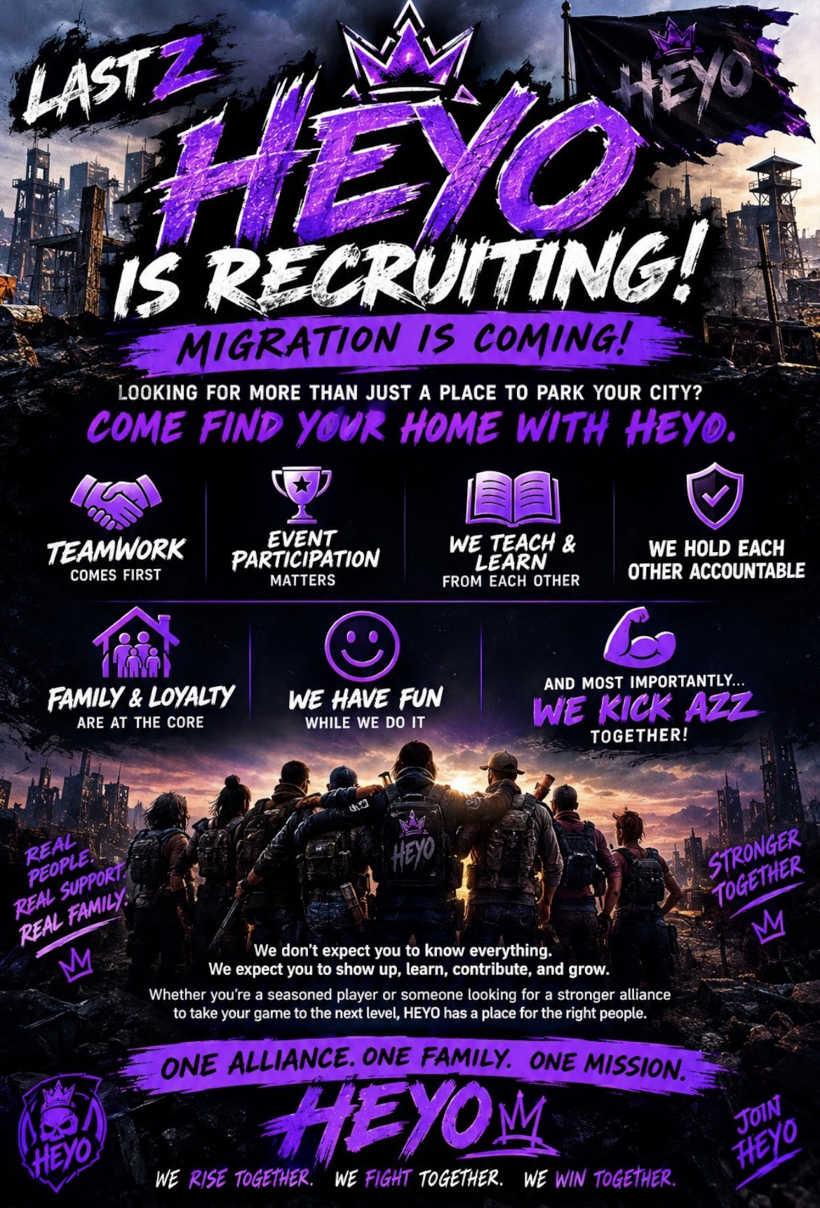 HEYO alliance about the alliance artwork